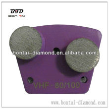 2 diamond segment grinding disk for concrete floor grinder